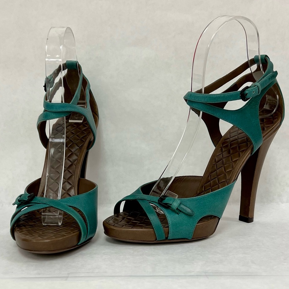 BOTTEGA VENETA Intrecciato Leather Sandal Shoes  EU 38.5 / US 8.5  New in Box